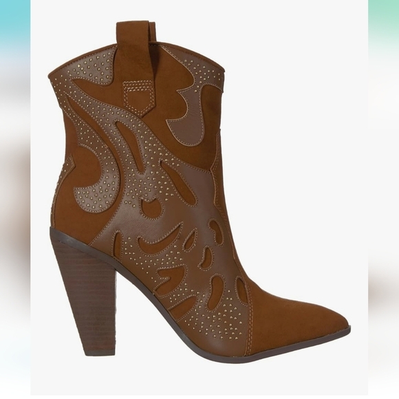 CARLOS by Carlos Santana Sterling Western Booties Bourbon. Size 7 - Picture 6 of 15